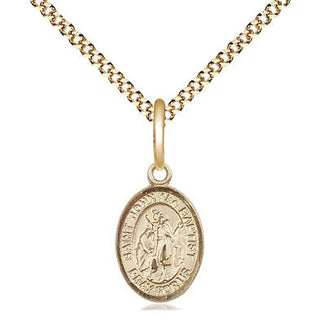 Gold-Filled Saint Genevieve Pendant - SALE