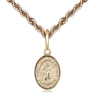 Gold-Filled Saint Genevieve Pendant - SALE
