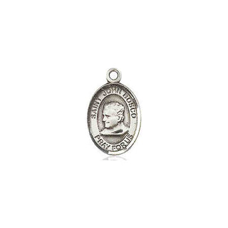 Pewter Saint John Bosco Medal Engraved Catholic Saint Jewelry