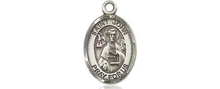 Pewter Saint John the Apostle Medal Engraved Catholic Saint Jewelry
