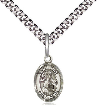 Pewter Saint John the Apostle Medal Religious and Catholic Jewelry Engraved Catholic Saint Jewelry