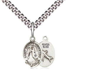 Pewter Saint Joseph of Cupertino Medal Religious and Catholic Jewelry