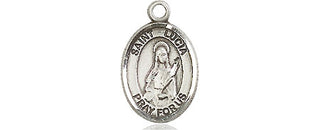 Pewter Saint Lucia of Syracuse Medal Engraved Catholic Saint Jewelry