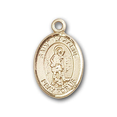 Gold-Filled St. Lazarus Pendant
