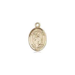 14kt Gold Saint Kilian Medal Engraved Catholic Saint Jewelry