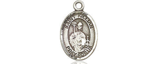 Pewter Saint Kilian Medal Engraved Catholic Saint Jewelry