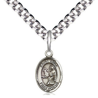 Pewter Saint Luke the Apostle Medal Religious and Catholic Jewelry Engraved Catholic Saint Jewelry