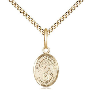 Gold-Filled St. Margaret Mary Alacoque Pendant