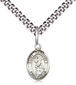 Pewter Saint Margaret Mary Alacoque Medal Religious and Catholic Jewelry Engraved Catholic Saint Jewelry