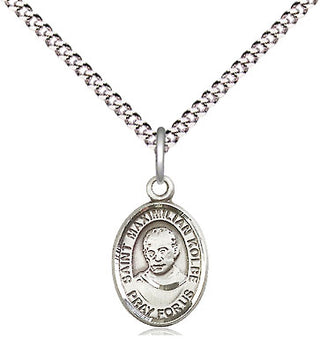Pewter Saint Maximilian Kolbe Medal Religious and Catholic Jewelry Engraved Catholic Saint Jewelry