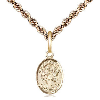 14kt Gold Saint Matthew the Apostle Medal Engraved Catholic Saint Jewelry