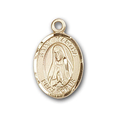 Gold-Filled St. Martha Pendant