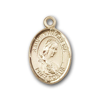 Gold-Filled St. Philomena Pendant