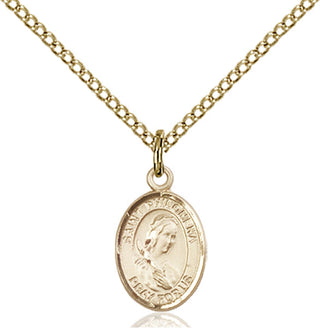 Gold-Filled St. Philomena Pendant