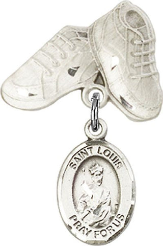 Sterling Silver Baby Boots St. Louis Baby Badge - Engravable