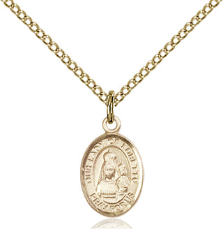 Gold-Filled Our Lady of Loretto Pendant