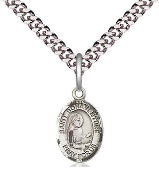 Pewter Saint Bonaventure Medal Religious and Catholic Jewelry Engraved Catholic Saint Jewelry