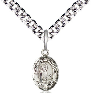 Pewter Saint Bonaventure Medal Religious and Catholic Jewelry Engraved Catholic Saint Jewelry