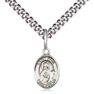 Pewter Saint Paul the Apostle Medal Religious and Catholic Jewelry Engraved Catholic Saint Jewelry