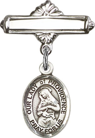 Sterling Silver Polished Badge Pin O/L of Providence Baby Badge - Engravable