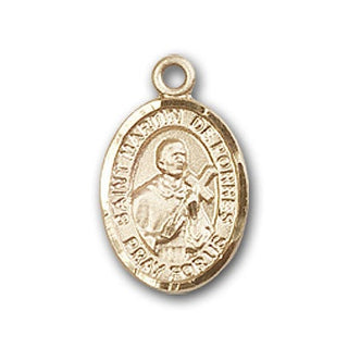Gold-Filled Saint Martin de Porres Pendant