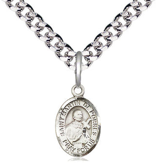 Pewter Saint Martin de Porres Medal Religious and Catholic Jewelry Engraved Catholic Saint Jewelry