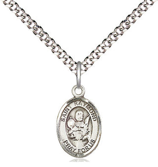 Pewter Saint Raymond Nonnatus Medal Religious and Catholic Jewelry Engraved Catholic Saint Jewelry