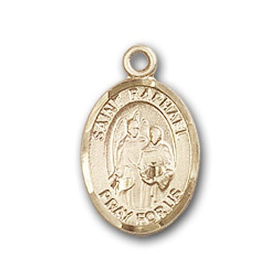 Gold-Filled St. Raphael the Archangel Pendant