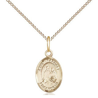 14kt Gold Saint Raphael the Archangel Medal | Engravable