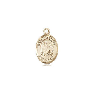 14kt Gold Saint Raphael the Archangel Medal | Engravable