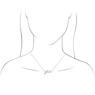 14K Rose 21.3 mm Faith Necklace Center