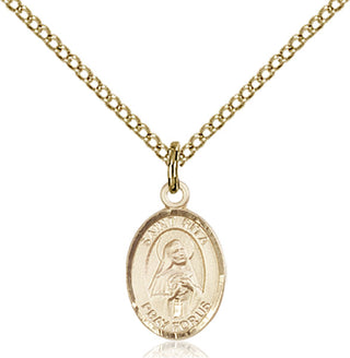 Gold-Filled Saint Rita of Cascia Pendant - SALE
