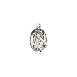 Pewter Saint Rose of Lima Medal Engraved Catholic Saint Jewelry
