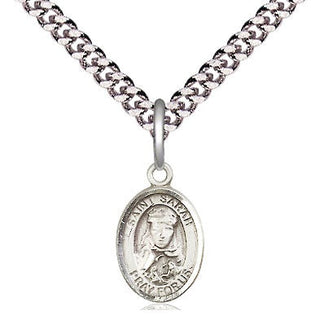 Pewter Saint Sarah Medal Religious and Catholic Jewelry Engraved Catholic Saint Jewelry