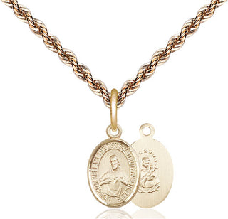 14kt Gold Scapular Medal