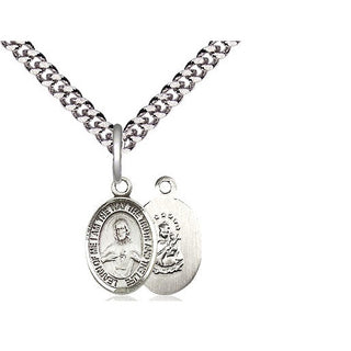 Pewter Scapular Medal Religious and Catholic Jewelry