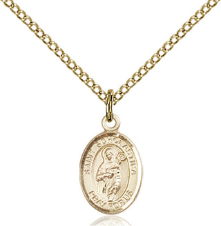 Gold-Filled St. Scholastica Pendant