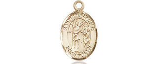 14kt Gold Saint Sebastian Medal | Engravable
