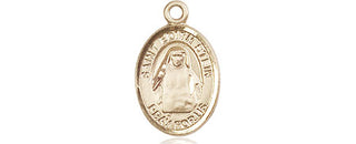 14kt Gold Saint Edith Stein Medal Engraved Catholic Saint Jewelry