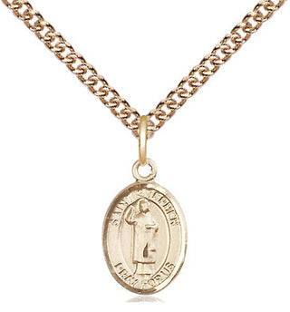 14kt Gold Saint Stephen the Martyr Medal