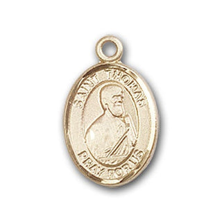 Gold-Filled Saint Thomas the Apostle Pendant