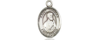 Pewter Saint Thomas the Apostle Medal Engraved Catholic Saint Jewelry