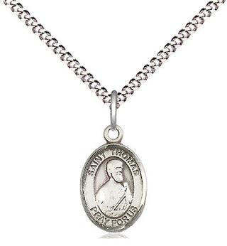 Pewter Saint Thomas the Apostle Medal Religious and Catholic Jewelry Engraved Catholic Saint Jewelry