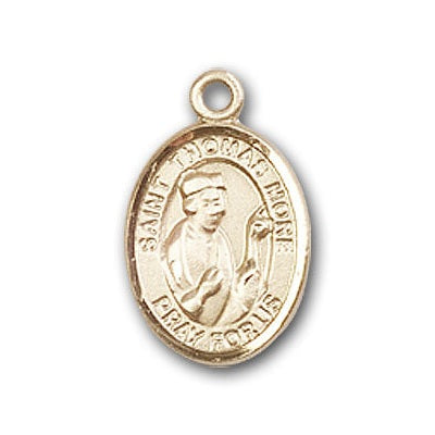 Gold-Filled St. Thomas More Pendant