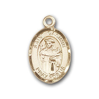 Gold-Filled Saint Casimir of Poland Pendant