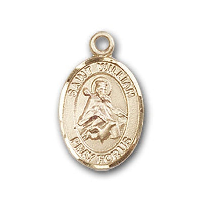 Gold-Filled St. William of Rochester Pendant