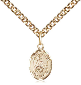 14kt Gold Saint William of Rochester Medal