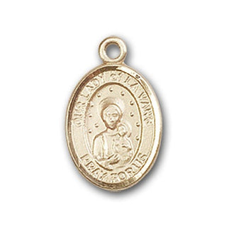 Gold-Filled Our Lady of La Vang Pendant