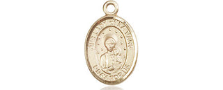 14kt Gold Our Lady of la Vang Medal Engraved Catholic Saint Jewelry