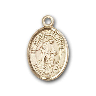 Gold-Filled Guardian Angel Pendant
